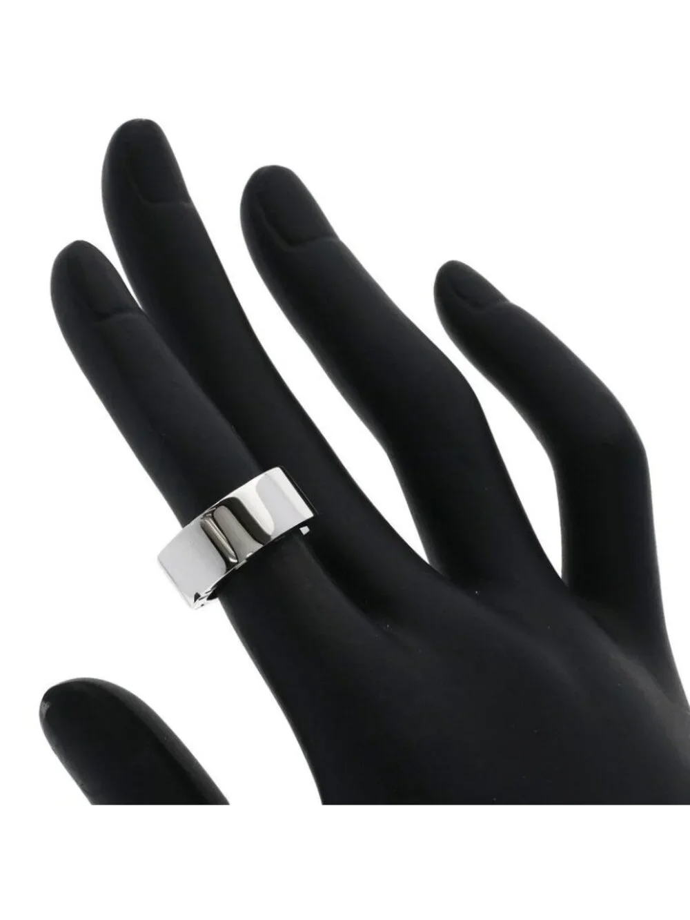 Chanel Signature Ring 18k White Gold - Picture 7 of 10